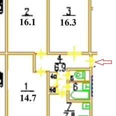 Квартира 65 м², 3-комнатная - изображение 2