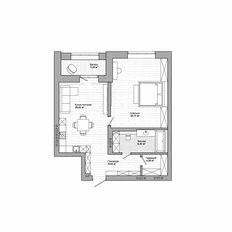Квартира 84,4 м², 2-комнатная - изображение 2