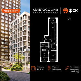 Квартира 70,8 м², 2-комнатная - изображение 1