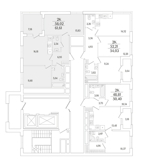 68,6 м², 2-комнатная квартира 28 164 984 ₽ - изображение 21
