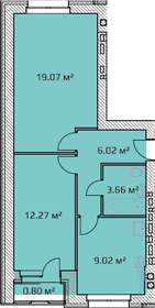 Квартира 50,8 м², 2-комнатная - изображение 1