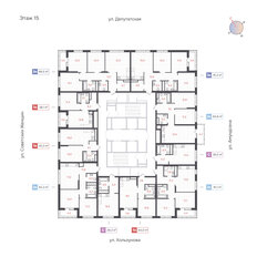 Квартира 44 м², 1-комнатная - изображение 2