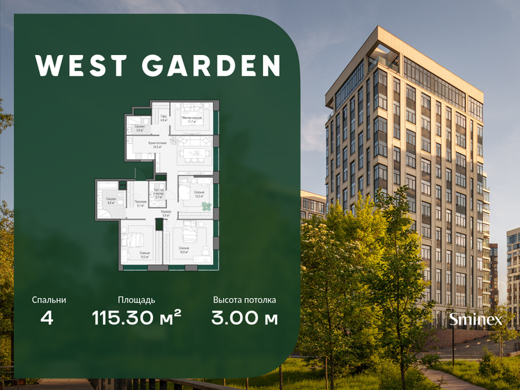 721 м², 6-комнатная квартира 576 000 000 ₽ - изображение 137