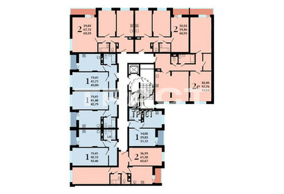 Квартира 43,4 м², 1-комнатная - изображение 2