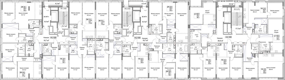 Квартира 37,5 м², студия - изображение 2