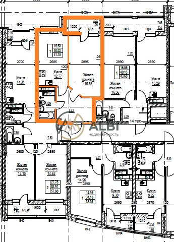 43,6 м², 1-комнатная квартира 6 550 000 ₽ - изображение 50