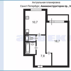 Квартира 40,8 м², 1-комнатная - изображение 3