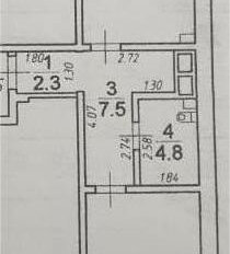 Квартира 52,7 м², 2-комнатная - изображение 3
