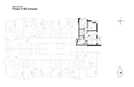 Квартира 65,3 м², 2-комнатная - изображение 2