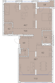Квартира 135 м², 4-комнатная - изображение 1
