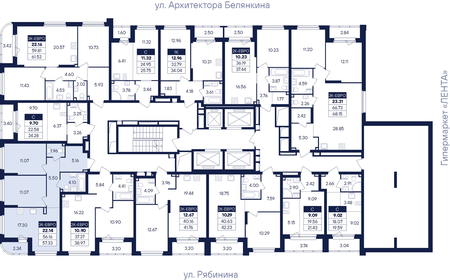 Квартира 57,3 м², 2-комнатная - изображение 3