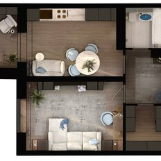 Квартира 44,2 м², 1-комнатная - изображение 2