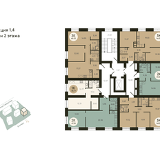 Квартира 58,2 м², 2-комнатная - изображение 2