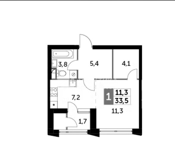 26,4 м², квартира-студия 15 000 000 ₽ - изображение 84