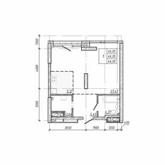 Квартира 46,9 м², 1-комнатная - изображение 2