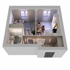 Квартира 38,4 м², 1-комнатная - изображение 4