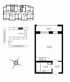 Квартира 28 м², студия - изображение 1
