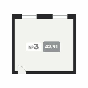 Квартира 42,9 м², 1-комнатные - изображение 1