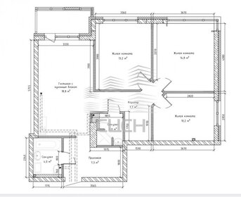 Квартира 87,2 м², 3-комнатная - изображение 2