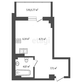 Квартира 32,5 м², студия - изображение 1