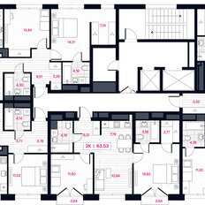 Квартира 57,7 м², 2-комнатная - изображение 2