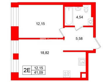 Квартира 41,1 м², 1-комнатная - изображение 3