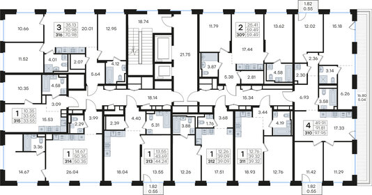 Квартира 50,4 м², 1-комнатная - изображение 2