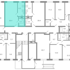 Квартира 29,8 м², 1-комнатная - изображение 2