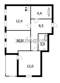 Квартира 54,3 м², 2-комнатная - изображение 1
