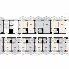 Квартира 72,7 м², 1-комнатные - изображение 2
