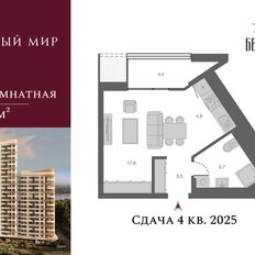Квартира 36,1 м², студия - изображение 3