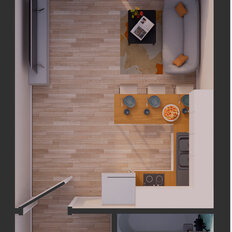 Квартира 24,4 м², студия - изображение 4