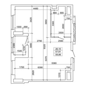 Квартира 57,8 м², 2-комнатная - изображение 3