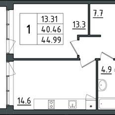 Квартира 264,5 м², 2-комнатные - изображение 3
