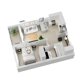 Квартира 39,5 м², студия - изображение 2