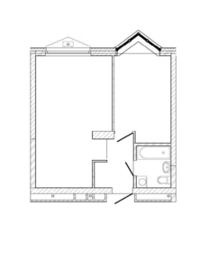 Квартира 46,8 м², 1-комнатная - изображение 1