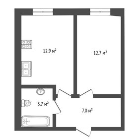 Квартира 36,8 м², 1-комнатная - изображение 1