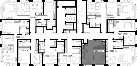 Квартира 33 м², 1-комнатная - изображение 2