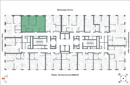 Квартира 64,3 м², 2-комнатная - изображение 2