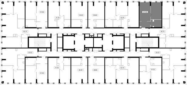 Квартира 41,4 м², 1-комнатная - изображение 3