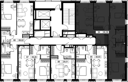 Квартира 90,4 м², 3-комнатная - изображение 3