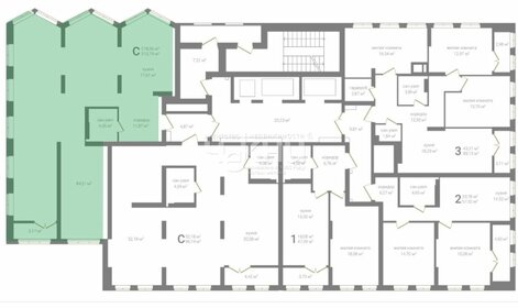 Квартира 311,1 м², 4-комнатная - изображение 1