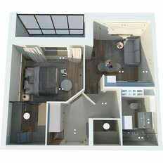 Квартира 41,3 м², 1-комнатная - изображение 2
