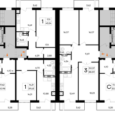 Квартира 57,5 м², 2-комнатная - изображение 2