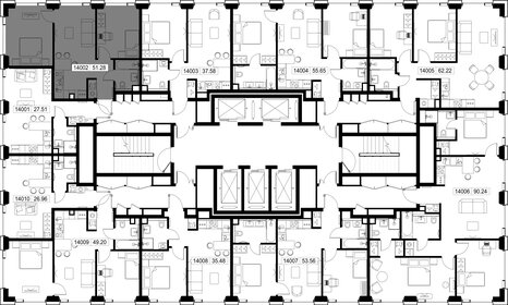 Квартира 51,3 м², 2-комнатная - изображение 3