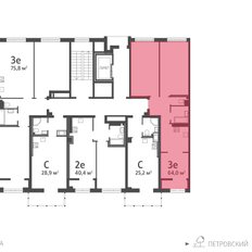 Квартира 64,5 м², 2-комнатная - изображение 2