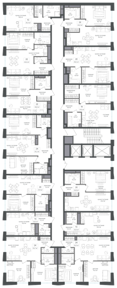 59,6 м², 2-комнатная квартира 26 921 320 ₽ - изображение 41