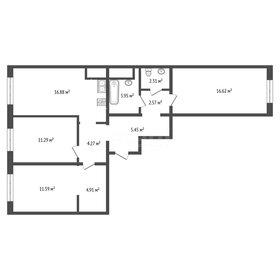 Квартира 81 м², 3-комнатная - изображение 2