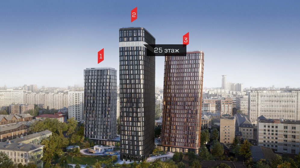74 м², 3-комнатная квартира 44 500 000 ₽ - изображение 114
