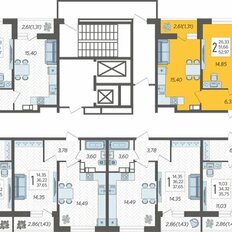 Квартира 53 м², 2-комнатная - изображение 2